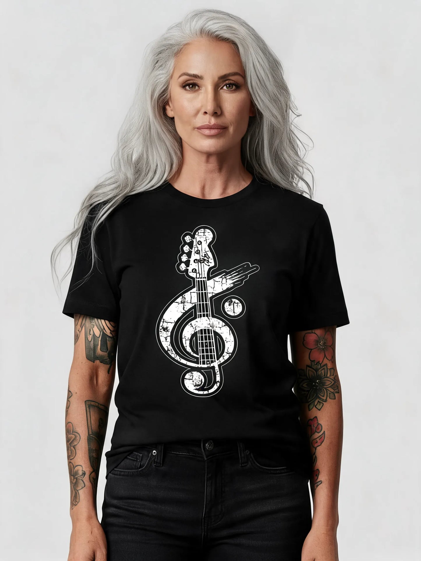 Bass Clef Hug Tee