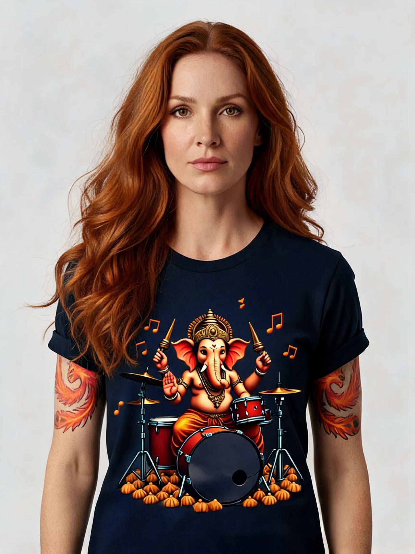 Ganesha Divine Drummer Tee