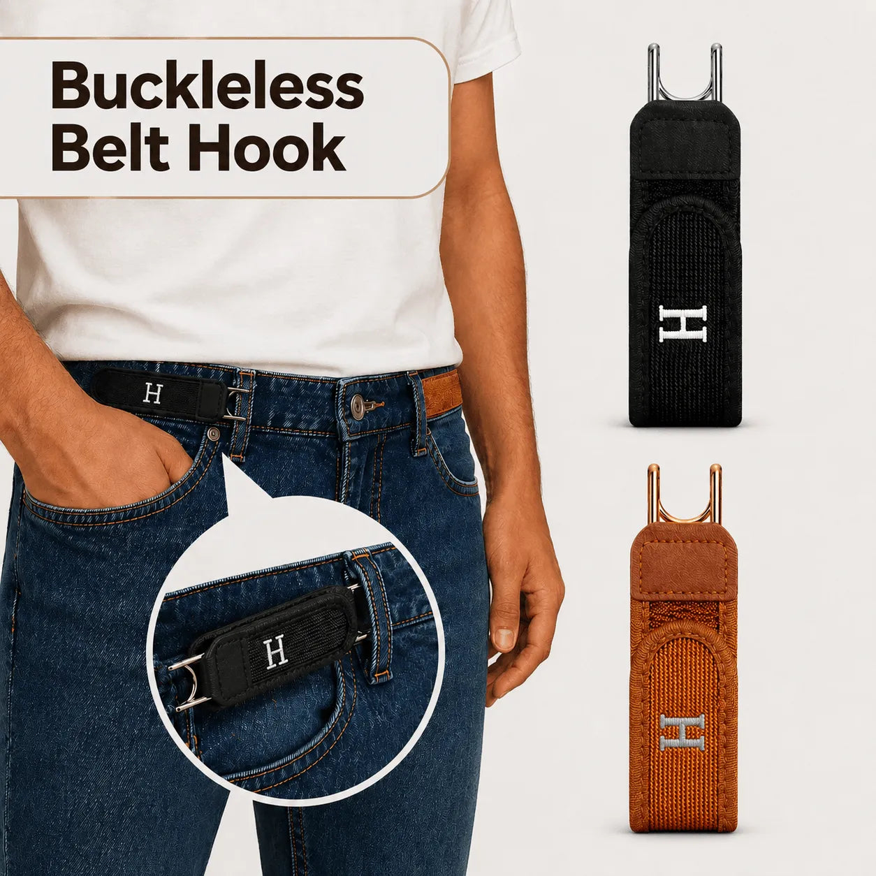HookFit™ Buckle-Free Elastic Belt