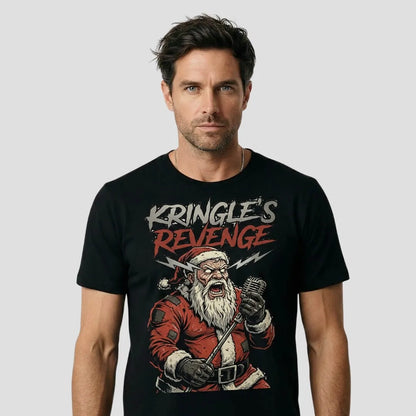 Kringle's Revenge Santa Rock Tee