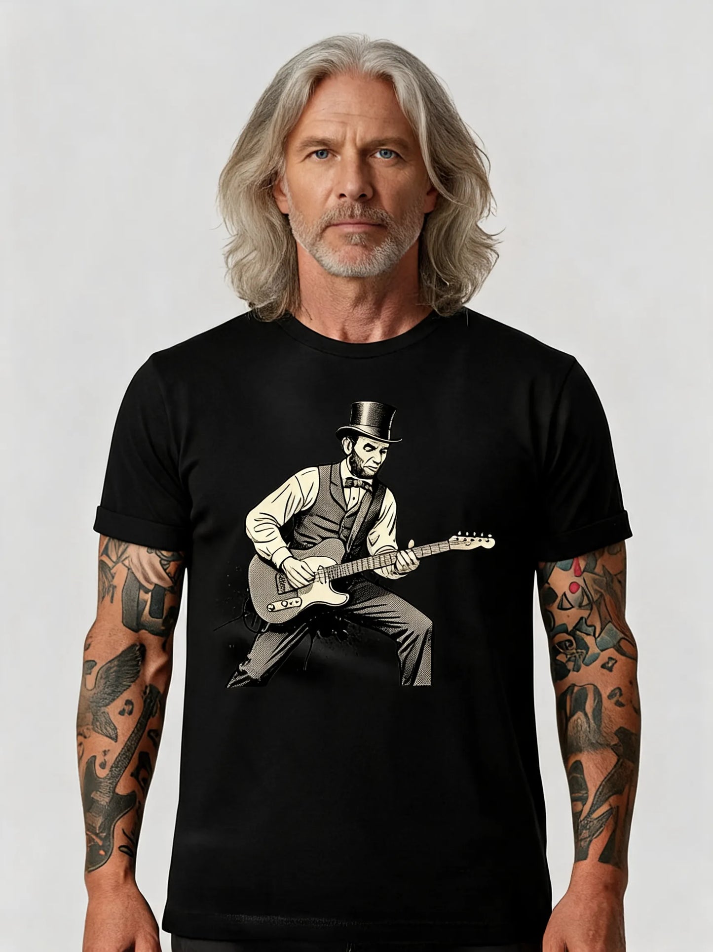 Lincoln Guitar T-Shirt