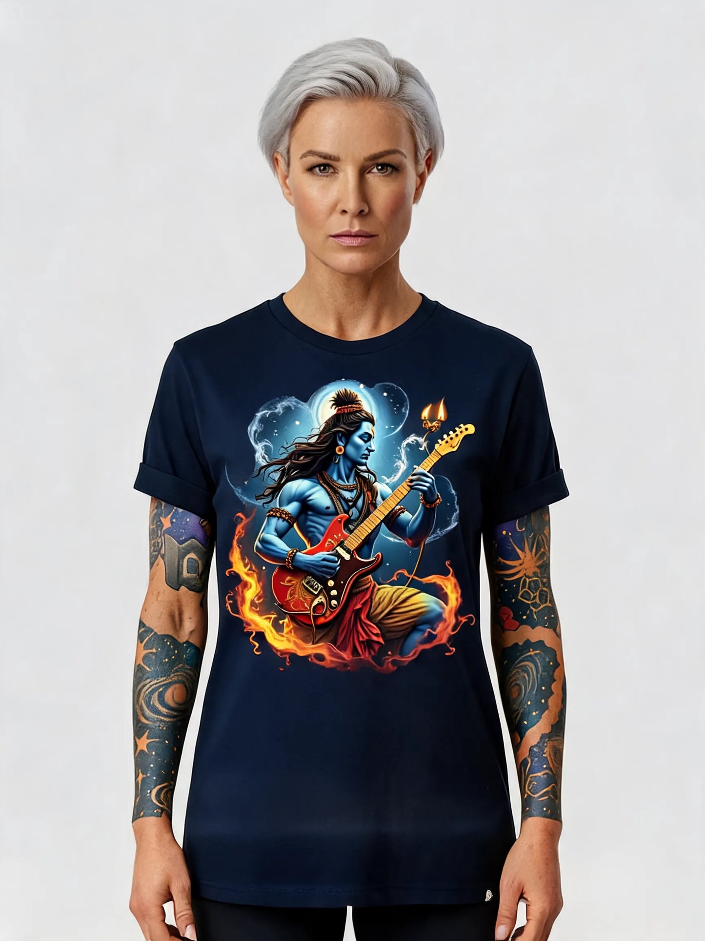 Shiva Red Strat Rocker Tee
