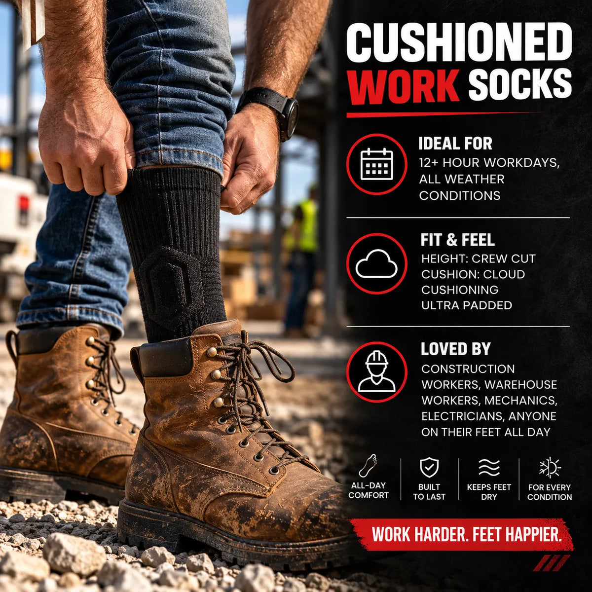 ForgeFit™ Premium Work Socks