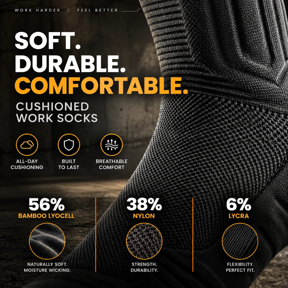 ForgeFit™ Premium Work Socks